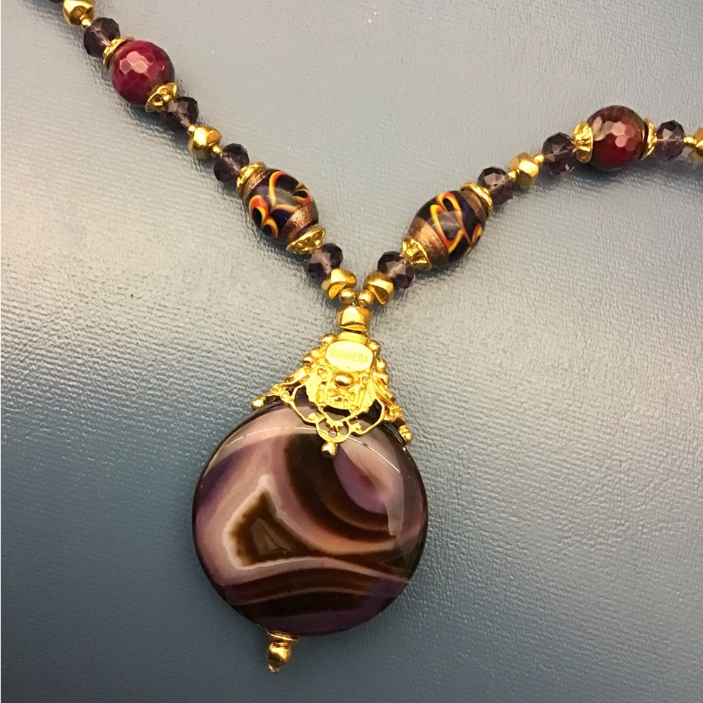NWOT Beautiful Barrera Designer Brand Necklace - Picture 2 of 4